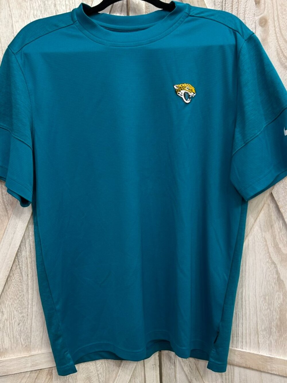 Jacksonville Jaguars Nike Dri-FIT Teal Game Day Performance Shirt Mens Large
